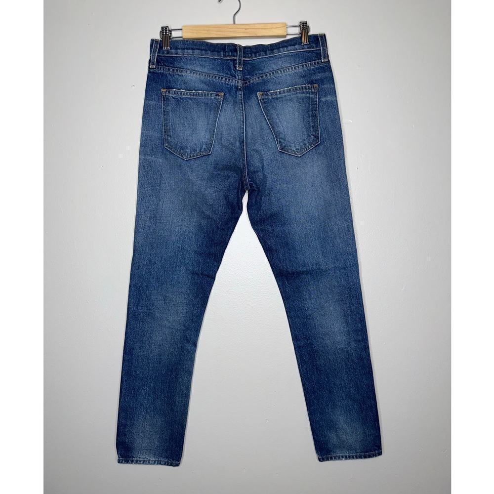 Current Elliott The Slouchy Skinny Jeans Light Blue Wash Distressed Size 25 - Picture 7 of 7